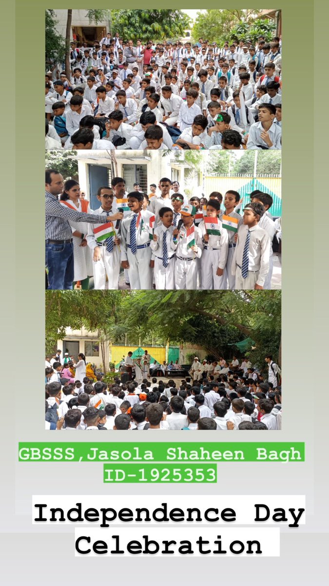GBSSS Jasola Shaheen Bagh - 1925353 (@gbsssjasola) on Twitter photo โWith gratitude in our hearts and hope for a brighter future, we commemorate the day that ignited the flame of independence."
Celebration of 77th Independence Day
๐ฎ๐ณ๐ฎ๐ณ๐ฎ๐ณ๐ฎ๐ณ๐ฎ๐ณ๐ฎ๐ณ๐ฎ๐ณ๐ฎ๐ณ๐ฎ๐ณ๐ฎ๐ณ๐ฎ๐ณ
#IndependenceDay2023 #govtschool
<a href="/Dir_Education/">DIRECTORATE OF EDUCATION Delhi</a> <a href="/rohit_upadhyaya/">Rohit Upadhyaya ๐</a> โWith gratitude in our hearts and hope for a brighter future, we commemorate the day that ignited the flame of independence."
Celebration of 77th Independence Day
๐ฎ๐ณ๐ฎ๐ณ๐ฎ๐ณ๐ฎ๐ณ๐ฎ๐ณ๐ฎ๐ณ๐ฎ๐ณ๐ฎ๐ณ๐ฎ๐ณ๐ฎ๐ณ๐ฎ๐ณ
#IndependenceDay2023 #govtschool
<a href="/Dir_Education/">DIRECTORATE OF EDUCATION Delhi</a> <a href="/rohit_upadhyaya/">Rohit Upadhyaya ๐</a>