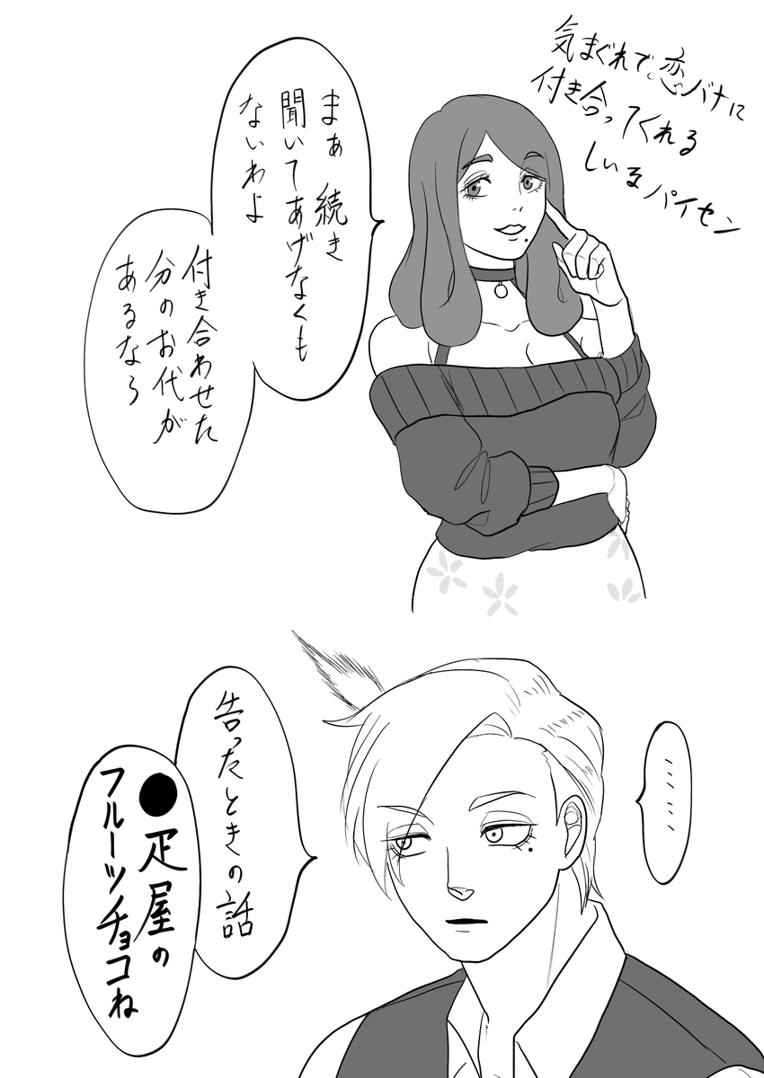 ししさめ
しーなさんが恋バナを聞いてくれるルート 