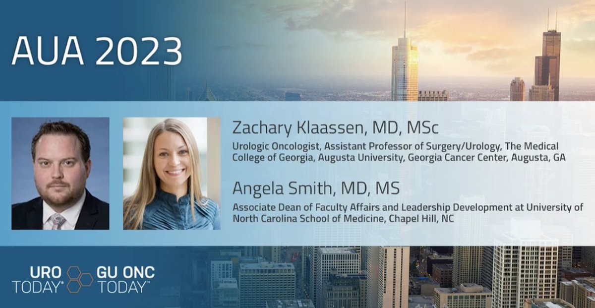 Join @angiesmith_uro @UNCurology and @zklaassen_md @GACancerCenter in this UroToday discussion as they discuss the benefits of coaching in the field of urology, overcoming burnout, and the importance of mentorship. #WatchNow the > bit.ly/42gw1r5 #AUA23