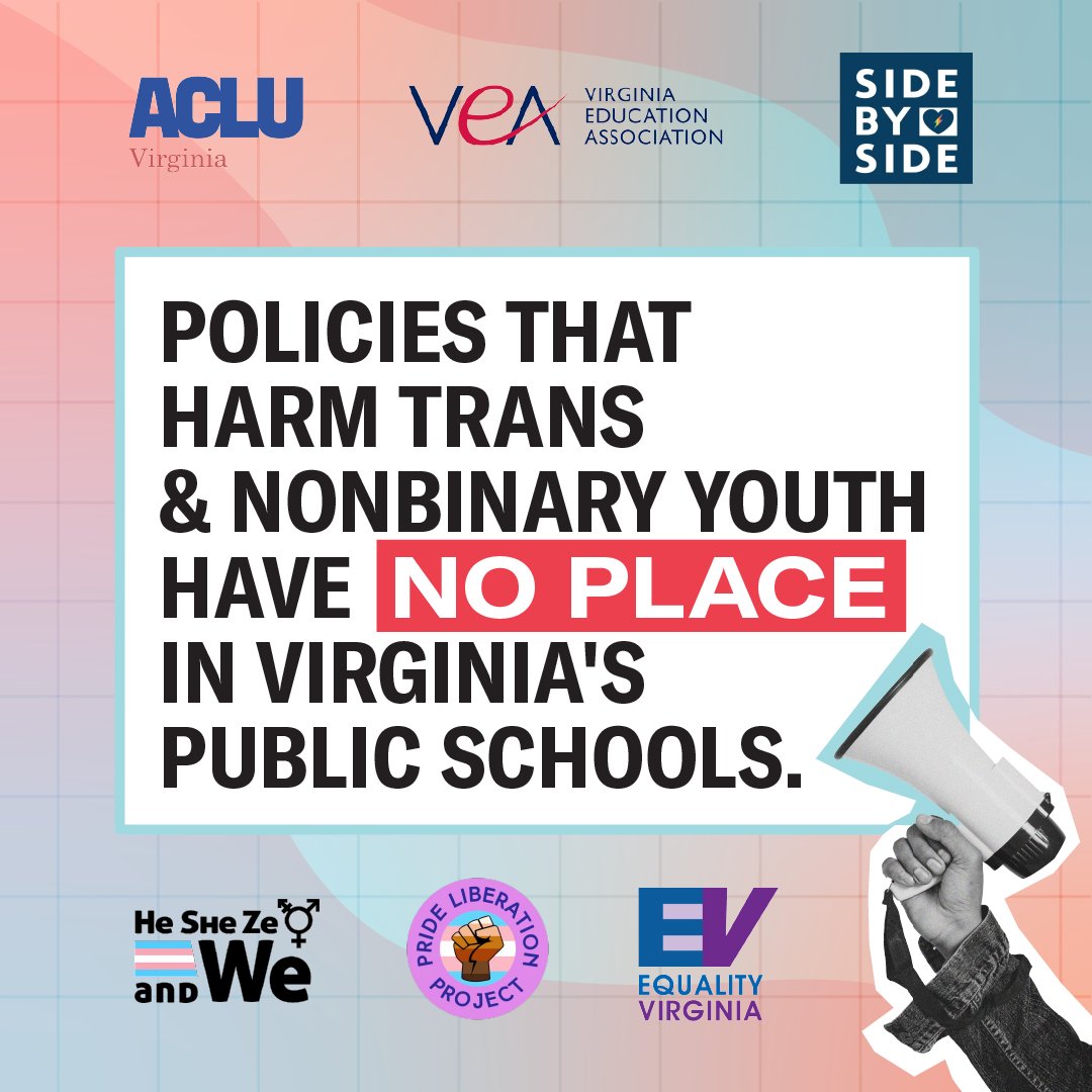 🚨 BREAKING: Spotsylvania's School Board became the first in VA to enact the VDOE's 2023 anti-trans model policies on a 4-2-1 vote.

🗣️ Spotsy Community: The School Board is up for election this November. Vote up &amp; down the ballot to keep schools safe for ALL.