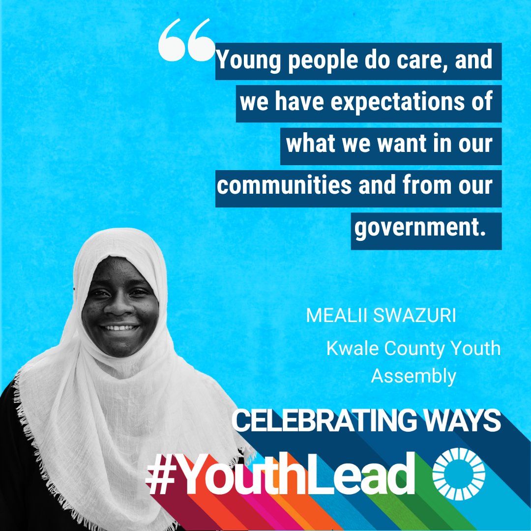 UN Women Kenya (@unwomenkenya) on Twitter photo Mealii and her peers have set up the Kwale Peace Network to monitor and mitigate community conflicts.
Young women thrive in leadership positions; Give them a platform 📢
#YouthLead #YouthDay
unwo.men/O3uq50PxgKq
<a href="/UNYouthEnvoy/">UN Youth Envoy</a> <a href="/UnKenya/">UN Kenya</a> <a href="/PSYGKenya/">Public Service and Human Capital Development</a> <a href="/UNFPAKen/">UNFPA Kenya</a> Mealii and her peers have set up the Kwale Peace Network to monitor and mitigate community conflicts.
Young women thrive in leadership positions; Give them a platform 📢
#YouthLead #YouthDay
unwo.men/O3uq50PxgKq
<a href="/UNYouthEnvoy/">UN Youth Envoy</a> <a href="/UnKenya/">UN Kenya</a> <a href="/PSYGKenya/">Public Service and Human Capital Development</a> <a href="/UNFPAKen/">UNFPA Kenya</a>