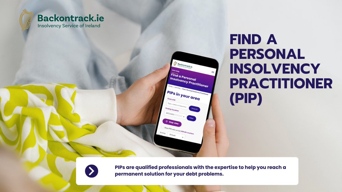 ISIbackontrack's tweet photo. The ISI has put in place a regulated network of financial advisors (PIPs) to provide you with #debtadvice and to work with your creditors on your behalf to work out a solution for you. You can find a Personal Insolvency Practitioner on our website: 

🔎https://t.co/Aa9sDVizVP https://t.co/lk61iUT7fU