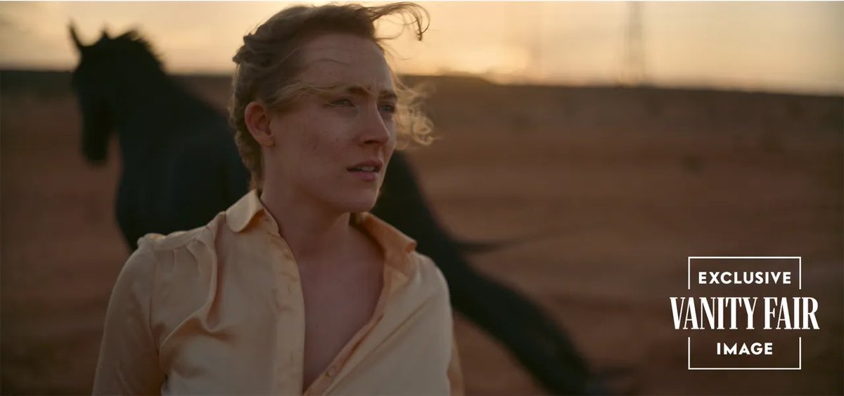 FilmUpdates's tweet photo. First look at Garth Davis’ sci-fi thriller ‘FOE’ starring Saoirse Ronan, Paul Mescal and Aaron Pierre.

In theaters October 6, 2023.

(via @VanityFair | https://t.co/9jMZYwpvTs) https://t.co/SDU6YLVB6L