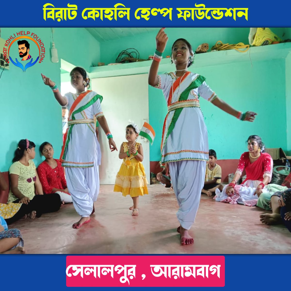 HelpVirat's tweet image. Happy Independence Day to all🧡⚪💚
We are celebrating 77th Independence day with the help of so many sweet children ❤❤