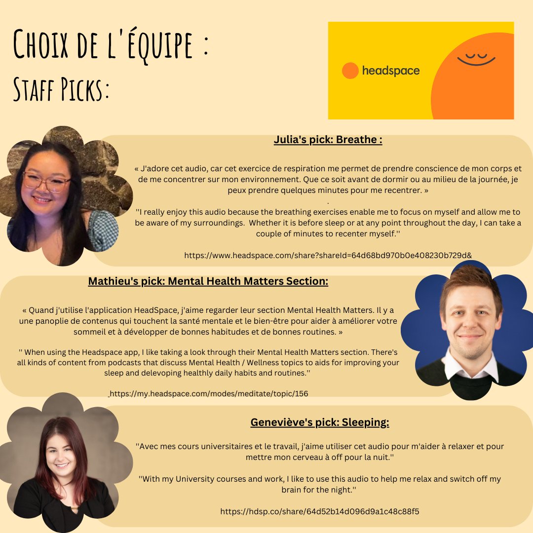 beyondtechs's tweet image. Aujourd&apos;hui c&apos;est la journée nationale de la relaxation. Chez Beyond, nous encourageons nos employé.es à prendre du recul pour se recentrer et relaxer. L&apos;une des façons d&apos;accompagner nos  est de leur offrir l&apos;accès gratuit à @Headspace !