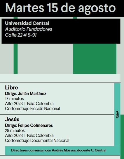 LegadoCAN's tweet image. En el #FICDECH10años hoy se presentará Jesus (2023) de Felipe Colmenares. En Bogotá será hoy en el teatro Fundadores a las 2pm. ¡Si están por el centro no duden en pasarse! Junto con él El Legado de Carlos Álvarez les tiene preparado un restauración en ciernes para este semestre.