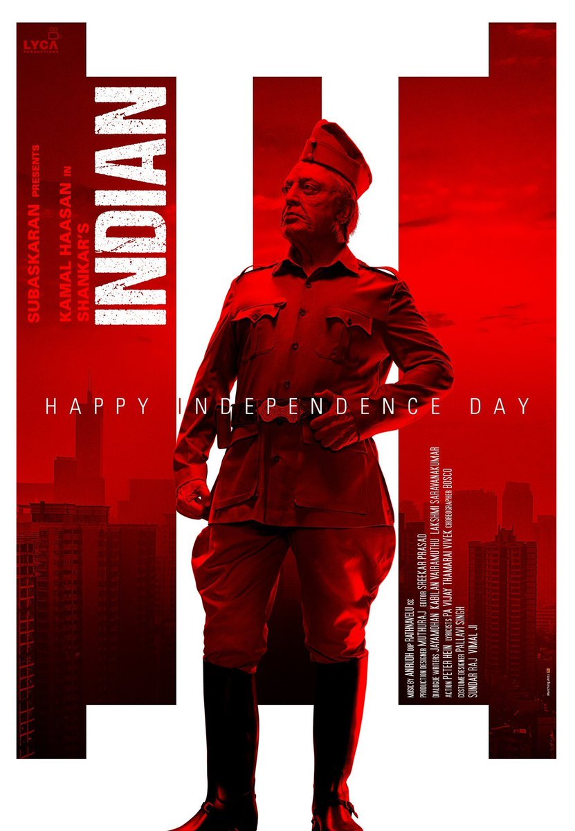 TeaKadaiupdates's tweet photo. #Indian2 new poster 

#KamalHaasan  #Indian https://t.co/bcE4SWLKmo