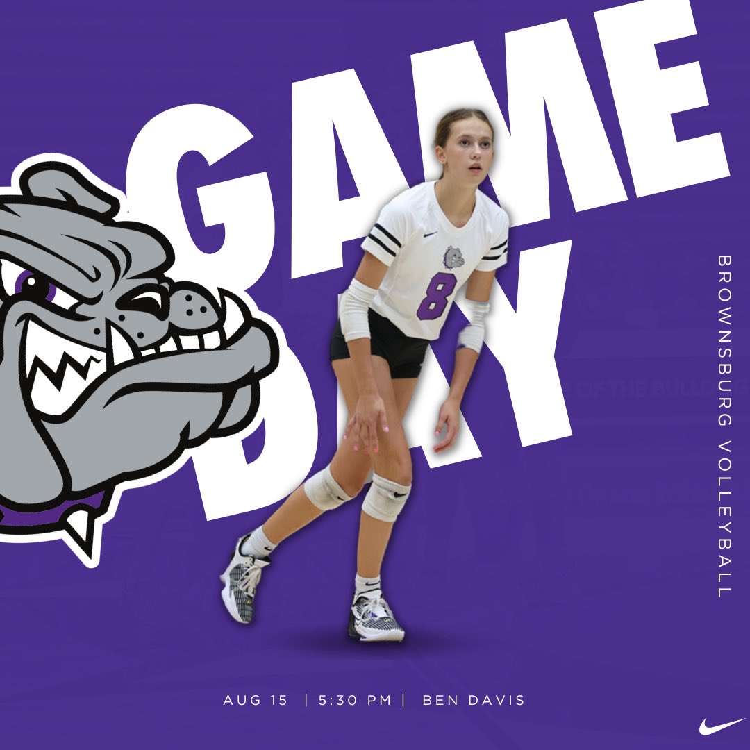 bhsdogs's tweet photo. It’s #GAMEDAY

🏐 » @BHSvolleydogs 
🆚 » @GiantAthletics 
📍 » Varsity Fieldhouse
⏱ » 5:30 PM
🎟 » https://t.co/gvyQSz1W7P
🚪 » 15B (East)
🅿️ » https://t.co/B4SAN9aKCC

#BulldogTough x #BulldogFamily https://t.co/VnYKm6nwLI