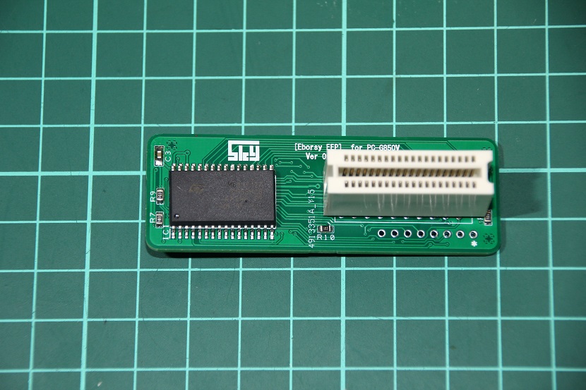 wcinp's tweet photo. ポケコン(PC-G850V)でCP/Mを動かせるメモリ増設ボード(EborsyEEP)の改良版のプリント基板が届いたので早々に部品実装し、無事正常動作を確認しました^^
基板装着時の突入電流対策の効果で装着時の電源電圧変動が殆ど無くなりました
https://t.co/tzRlb09rJr
#G850 #ポケコン #EborsyEEP https://t.co/If1CllZ5qH