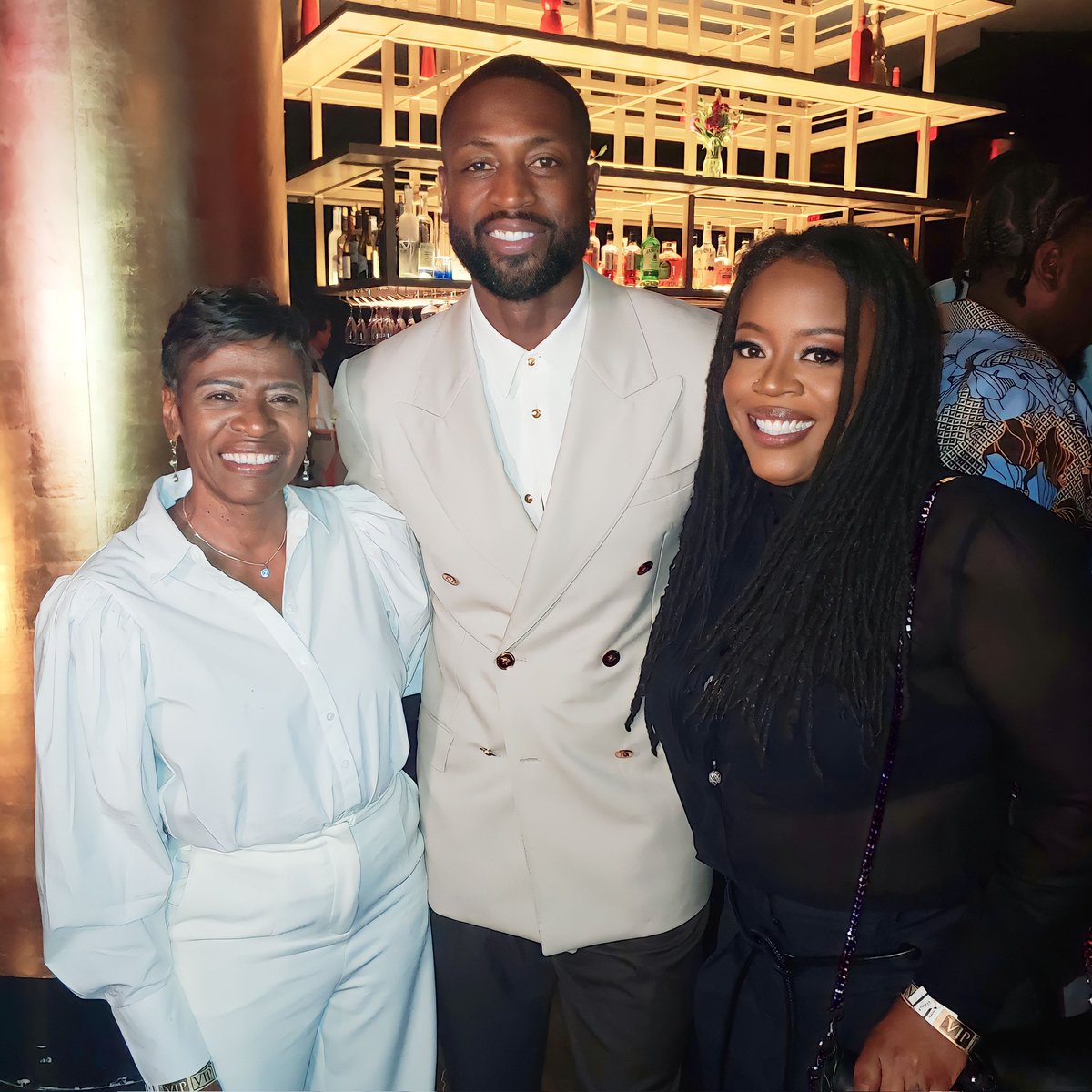 Proud moment celebrating my cousin Dwyane as he is inducted into the Hall of Fame.