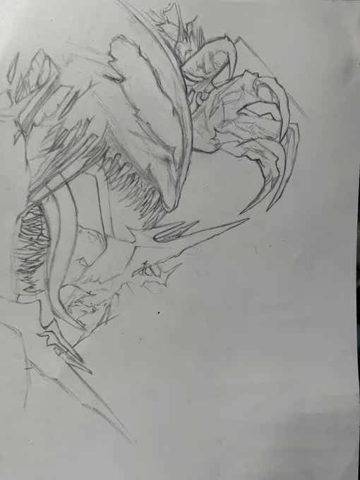 化け物になってきました
#模写 
