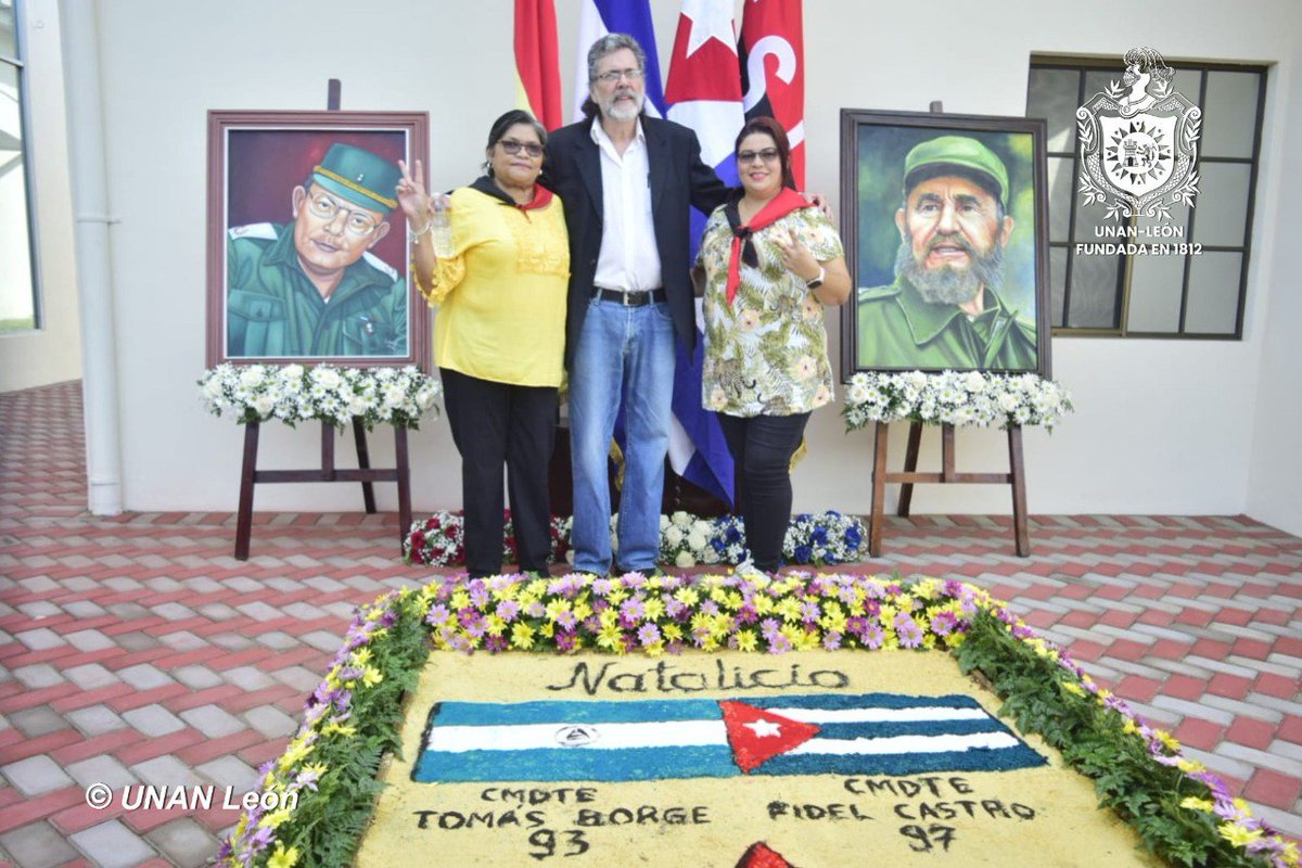 La Comunidad Universitaria de la Bicentenaria UNAN-León, junto a una delegación de la hermana república de Cuba y autoridades departamentales, realizaron visita al nuevo edificio "Tomás Borge Martínez", en marco de la conmemoración del 93 aniversario de su natalicio, a su vez,