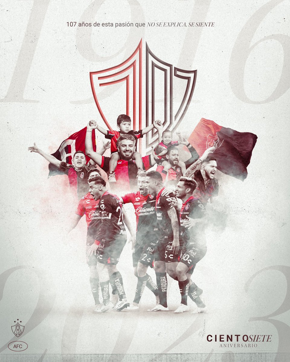 AtlasFC's tweet photo. El motivo y la definición de Fidelidad nació un 15 de agosto y hoy celebramos un aniversario más juntos 🦊

107 años de pasión, color y amor al Rojinegro ❤️🖤

#107QueNoSeExplicaSeSiente https://t.co/miBnI44J1T