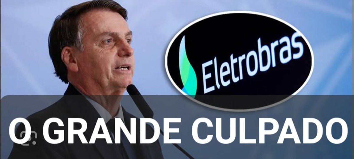 Vamos esclarecer as coisas e CALAR o GADO raivoso

O "percalço" do governo hoje com os apagões em várias partes do país se deve a JAIR INELEGÍVEL BOLSONARO, visto que quem privatizou a ELETROBRAS, retirando do país a soberania energética e abrindo margem para o SUCATEAMENTO da