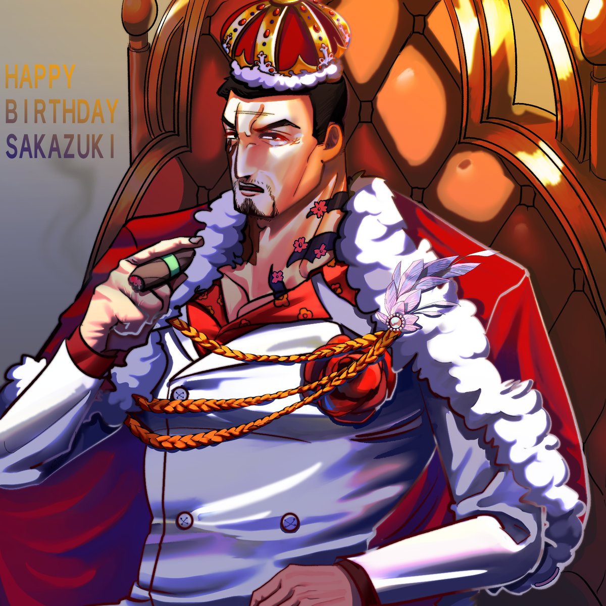 bakemono1kanojo's tweet photo. 생신 축하드립니다. 폐하

#赤犬誕生祭2023 #サカズキ誕生祭2023
#사카즈키_생일축하해 https://t.co/MuQYyMRrkz