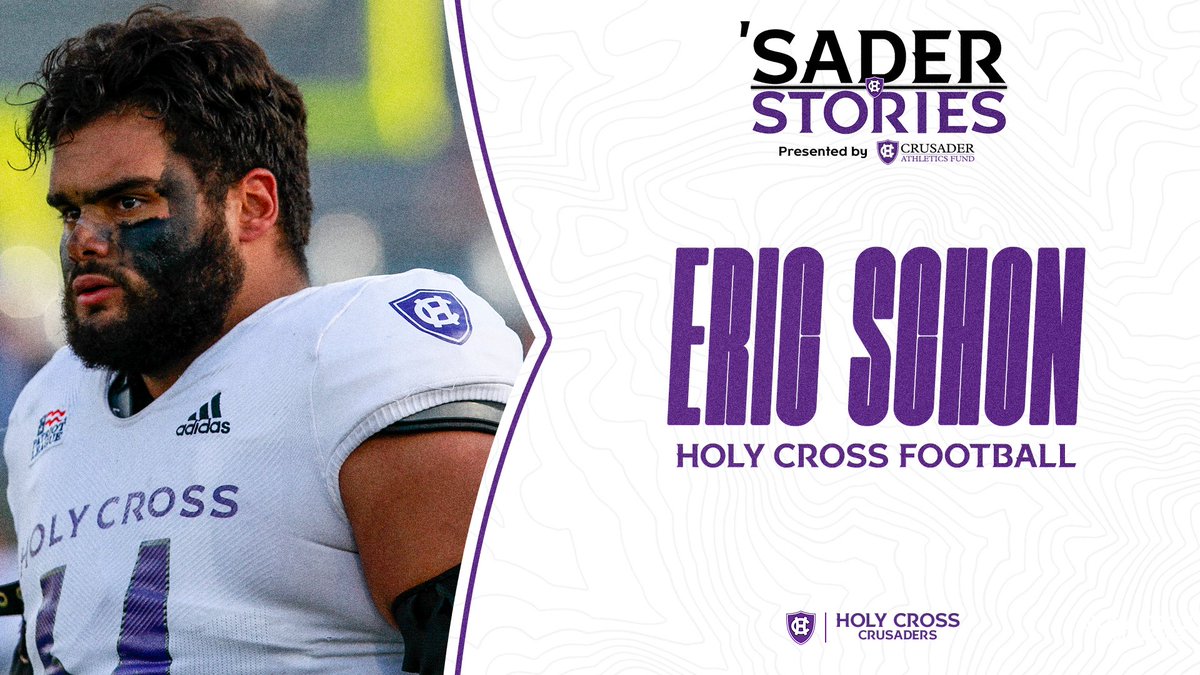 'Every time I step on the field, I want it to be memorable, so that's what I try to do - make it fun and win.' Our latest 'Sader Story checks in with Eric Schon of @HCrossFB: bit.ly/47xHk1p #GoCrossGo