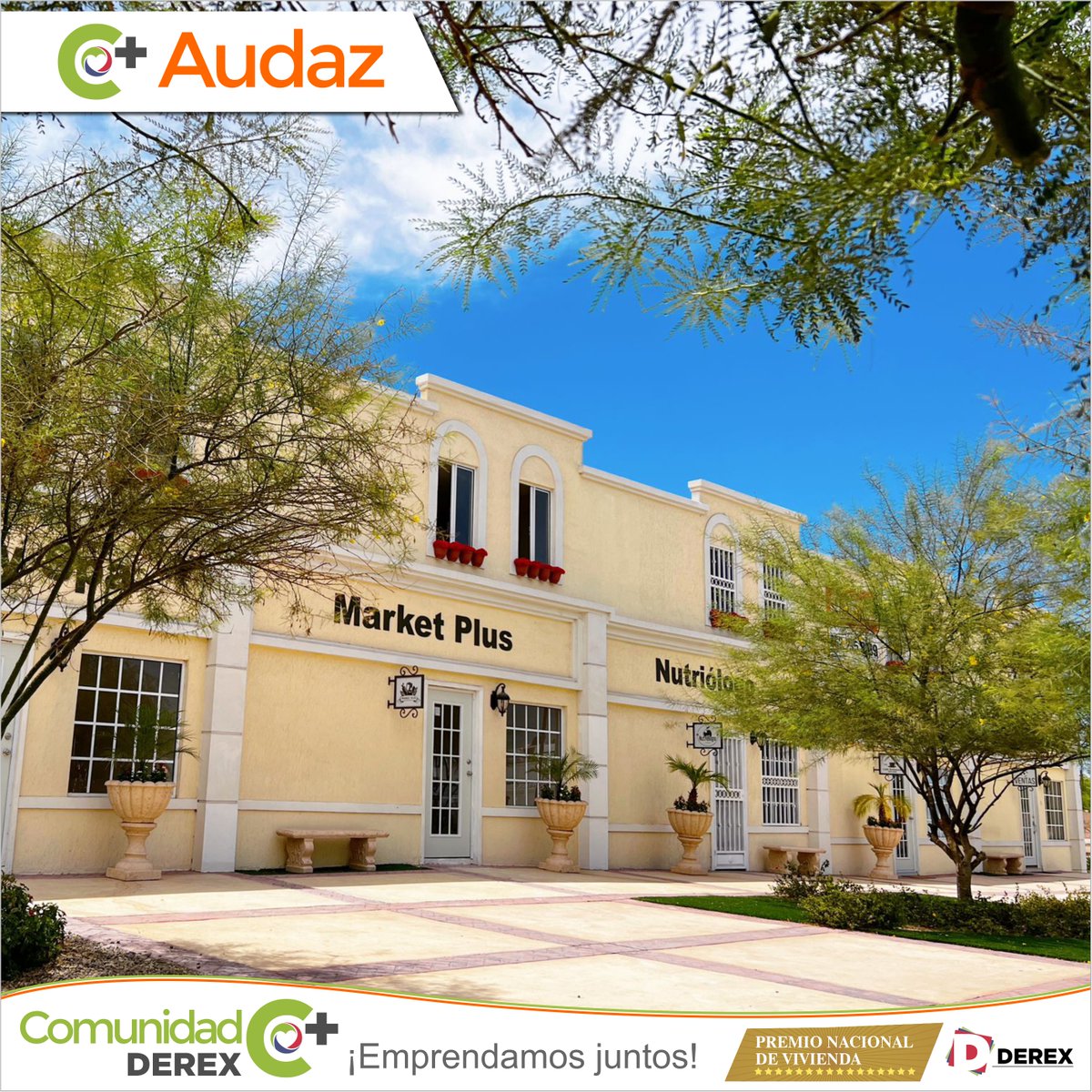 DerexDR's tweet image. ¡Compartimos tu pasión por emprender! 

Uno de nuestros logros es haber participado en el #ProgramaPiloto de Vivienda Productiva de #Infonavit. Actualmente los modelos, que forman parte de las áreas comerciales, cuentan con espacio pata tu negocio.  #Sonora #BC