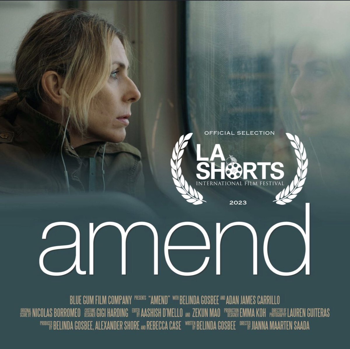 brpatrick1's tweet image. My AMAZING Director &amp;amp; Friend (Jianna Maarten) is premiering her newest film in LA! #amend #LAShorts