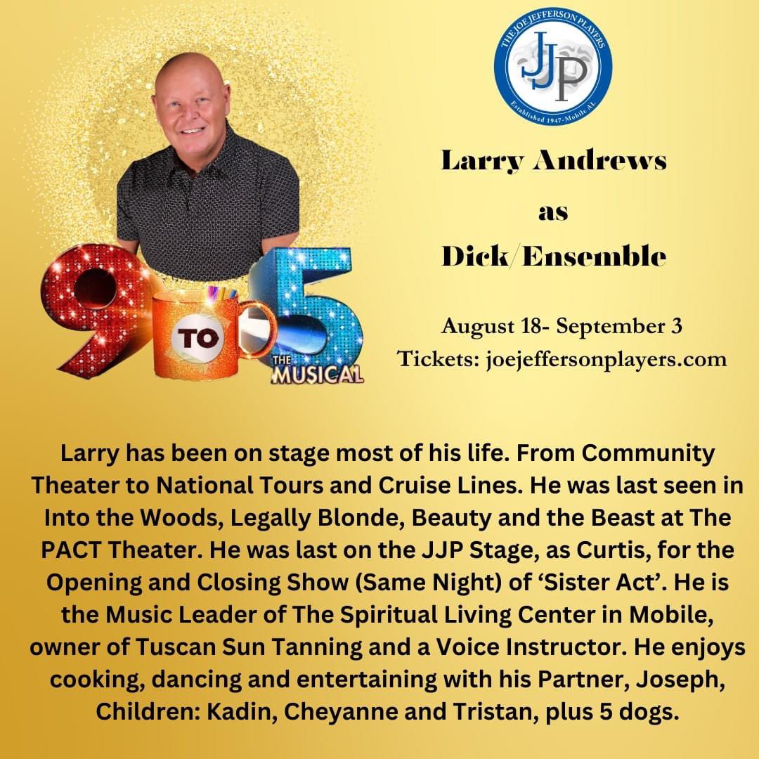 jjplayers's tweet photo. Meet the cast of 9 to 5 the musical! We open in just a few days on August 18 and the show runs through September 3! Grab your tickets now before they sell out!
Tickets: https://t.co/oeuoHLA0q3 #9to5JJP https://t.co/LxiaMtStDo