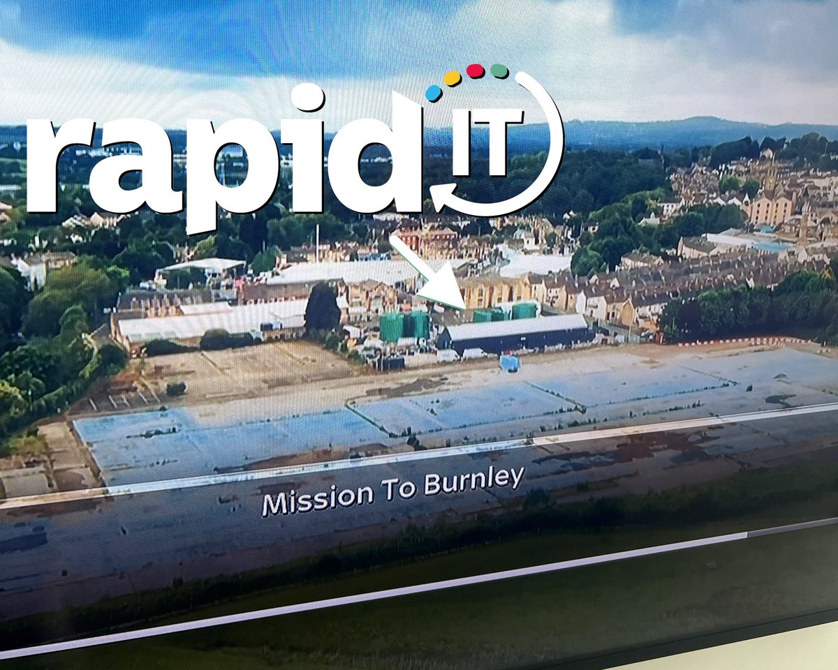 Watching the epic new <a href="/BurnleyOfficial/">Burnley FC</a> documentary #MissionToBurnley, our sustainable Tech Warehouse makes an appearance! Is Hollywood next? 😱
#burnleyfc #burnleybusiness #burnleyfootballclub #RapidIT #Sustainability #Sustainable #Environment #ClimateChange #EcoFriendly