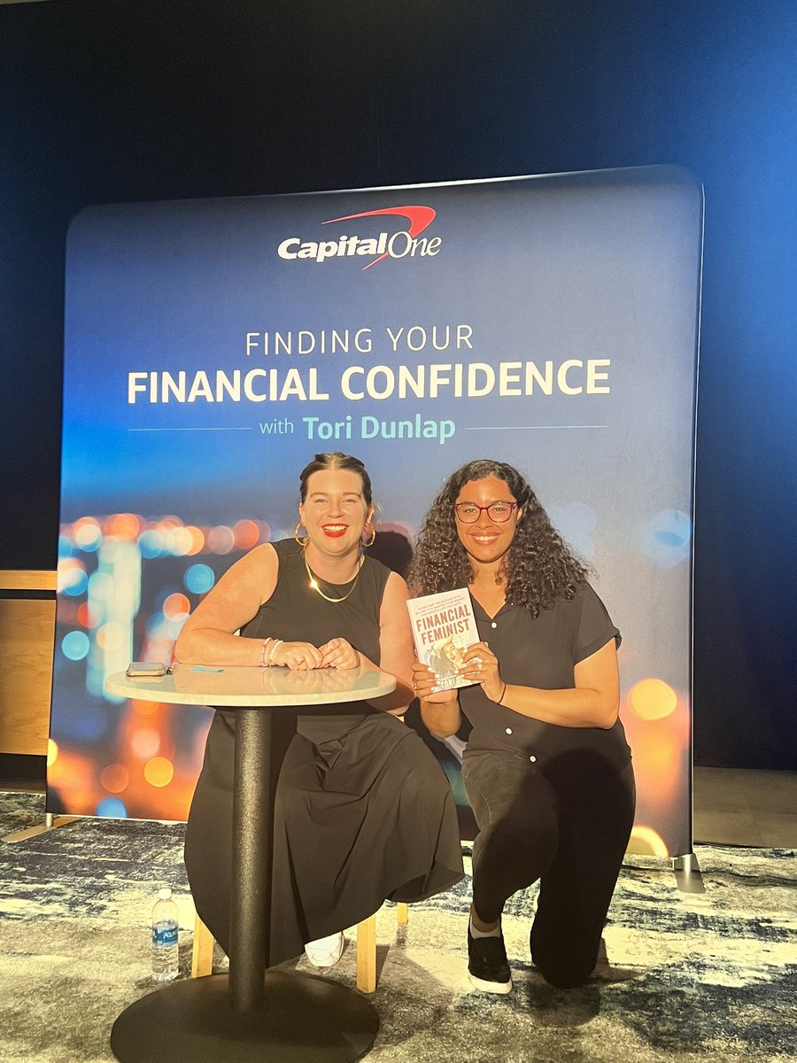 Kat Rucker | Cash for Kat | Founder of KRCG (@cash4kat) on Twitter photo So grateful to see <a href="/herfirst100K/">Tori Dunlap — Money Expert</a> AGAIN in person!!!
Shout out to <a href="/CapitalOneCafe/">Capital One Café</a> for throwing this amazing event.
Thank you both for the free copy of Tori’s book, notebook and throwing the event in such a fantastic venue!! So grateful to see <a href="/herfirst100K/">Tori Dunlap — Money Expert</a> AGAIN in person!!!
Shout out to <a href="/CapitalOneCafe/">Capital One Café</a> for throwing this amazing event.
Thank you both for the free copy of Tori’s book, notebook and throwing the event in such a fantastic venue!!