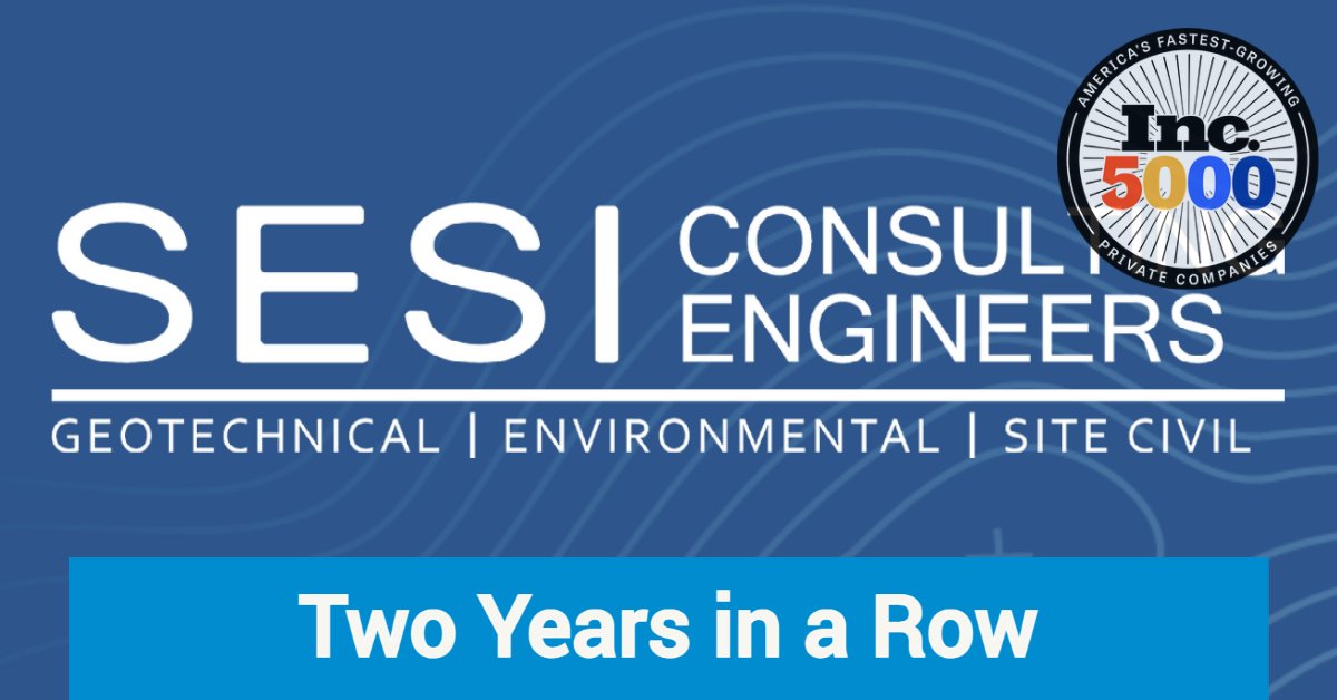 Inc 5000 determined that SESI is one of the top 5,000 fastest growing private companies in the US.

This is an especially impressive feat in an industry where sales are based on years of relationship building &amp; decades of work product reliability.

inc.com/inc5000/2023