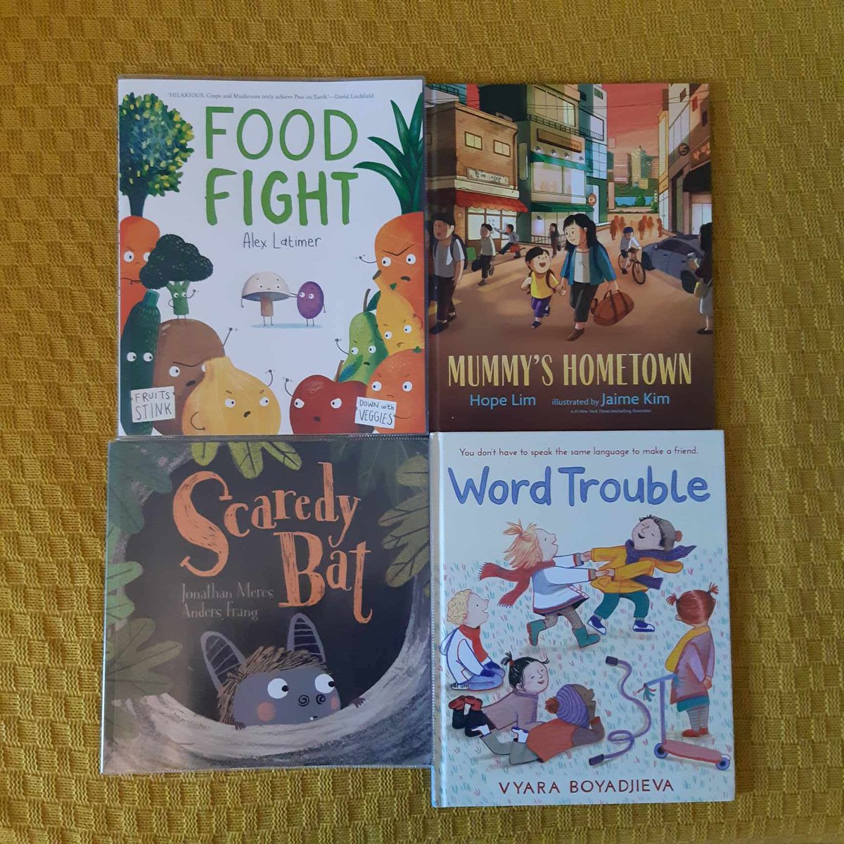 I love a #kidlit book recommendation, so thought I'd share MY favourites from my latest #libraryhaul 😍 Featuring BRILLIANT books by @almaxlat #VyaraBoyadjieva @JonathanMeres @andersfrang @hope_lim & @jaimekimil Read about them here: tinyurl.com/4hxvx4kj