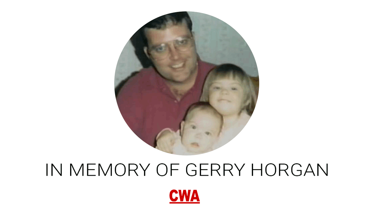 On this day in 1989, Chief Steward of CWA Local 1103 and NYNEX striker, Gerry Horgan, was struck and killed on the picket line by a scab. At his funeral, a line of thousands of CWA members wearing red stretched more than a mile long.