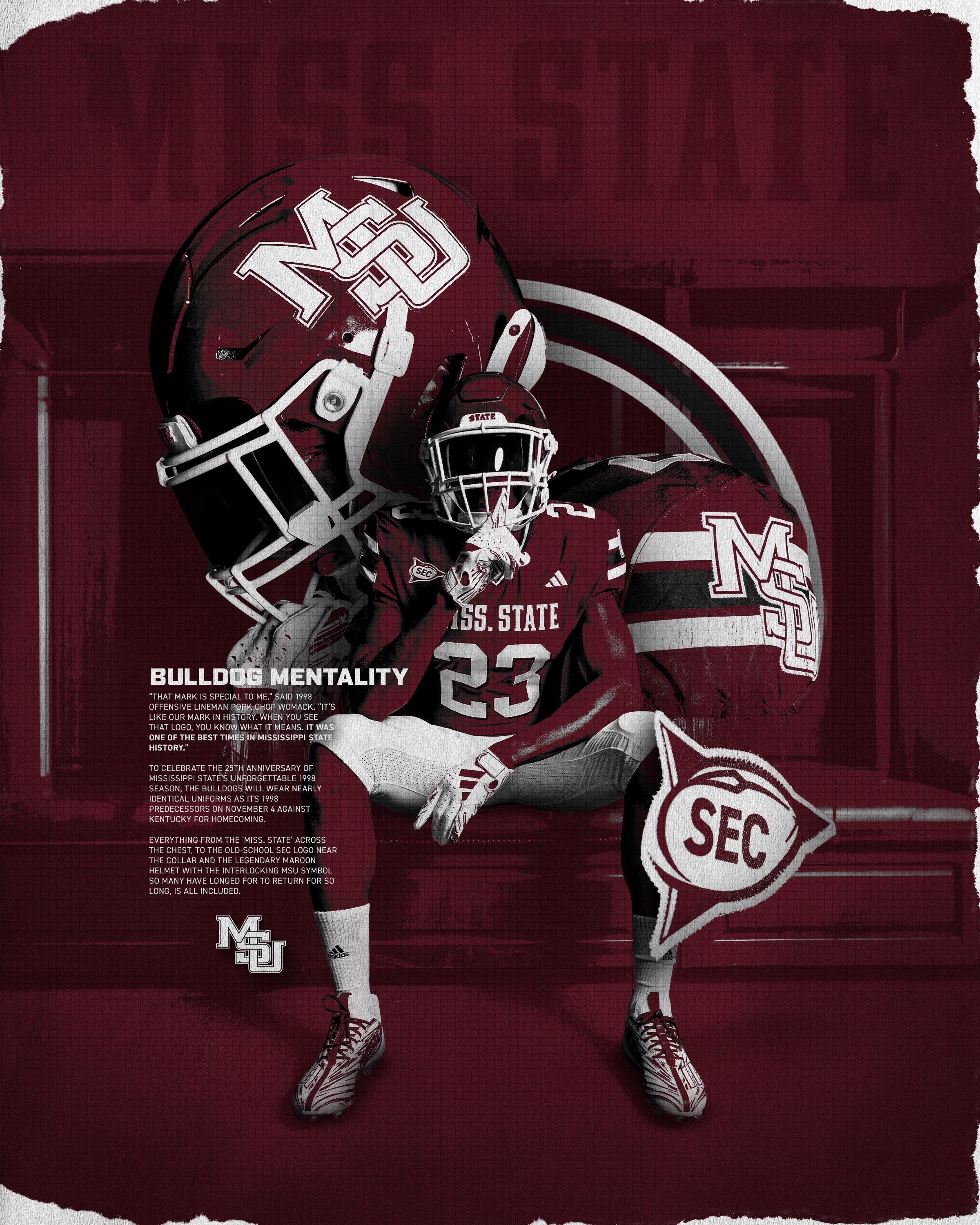 Football Uniform History - Hail State Unis