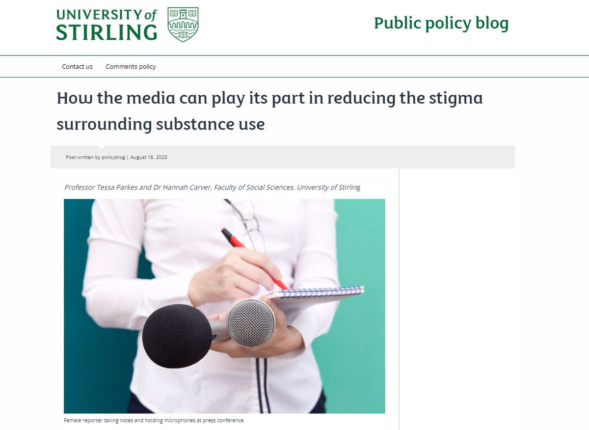 SHAAPAlcohol's tweet photo. 📢Don't miss the new blog post by Prof @TessaParkes and @DrHannahCarver about the #SeeBeyondScotland campaign and the important role the media can play in reducing stigma around alcohol and drugs @StirUni
#SeeTheLivesScotland #EveryoneKnowsSomeone
Read: https://t.co/4eX0Mtq7Mf https://t.co/rHgIbAlfcn