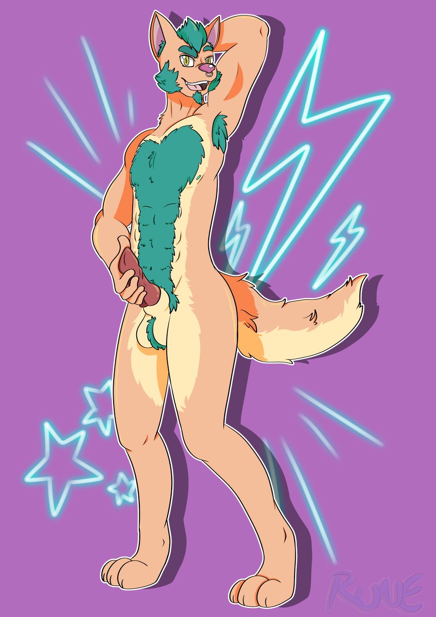 Runes_Corner's tweet photo. I had the pleasure of drawing @demonwolf4000 for an art trade! Absolutely loved drawing ya handsome boy, Ulrich and would 100% do it again!

#arttrade #nsfw #furryart #furry #furrynsfw https://t.co/SjgWJN9apH