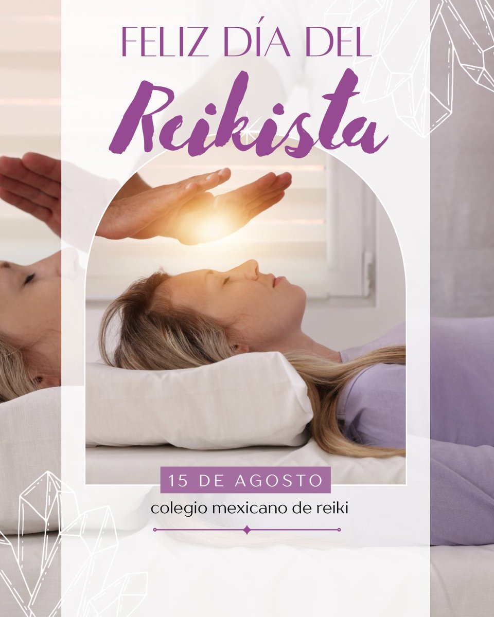 ¡A todo@s los reikistas, muchas felicidades! 🎈🎊 

#saludmental #salud #amor #señales #pazmental #armonia #paz #prosperidad #saludemocional #señalesdeluniverso #colegiomexicanodereiki #equilíbrio #amorincondicional