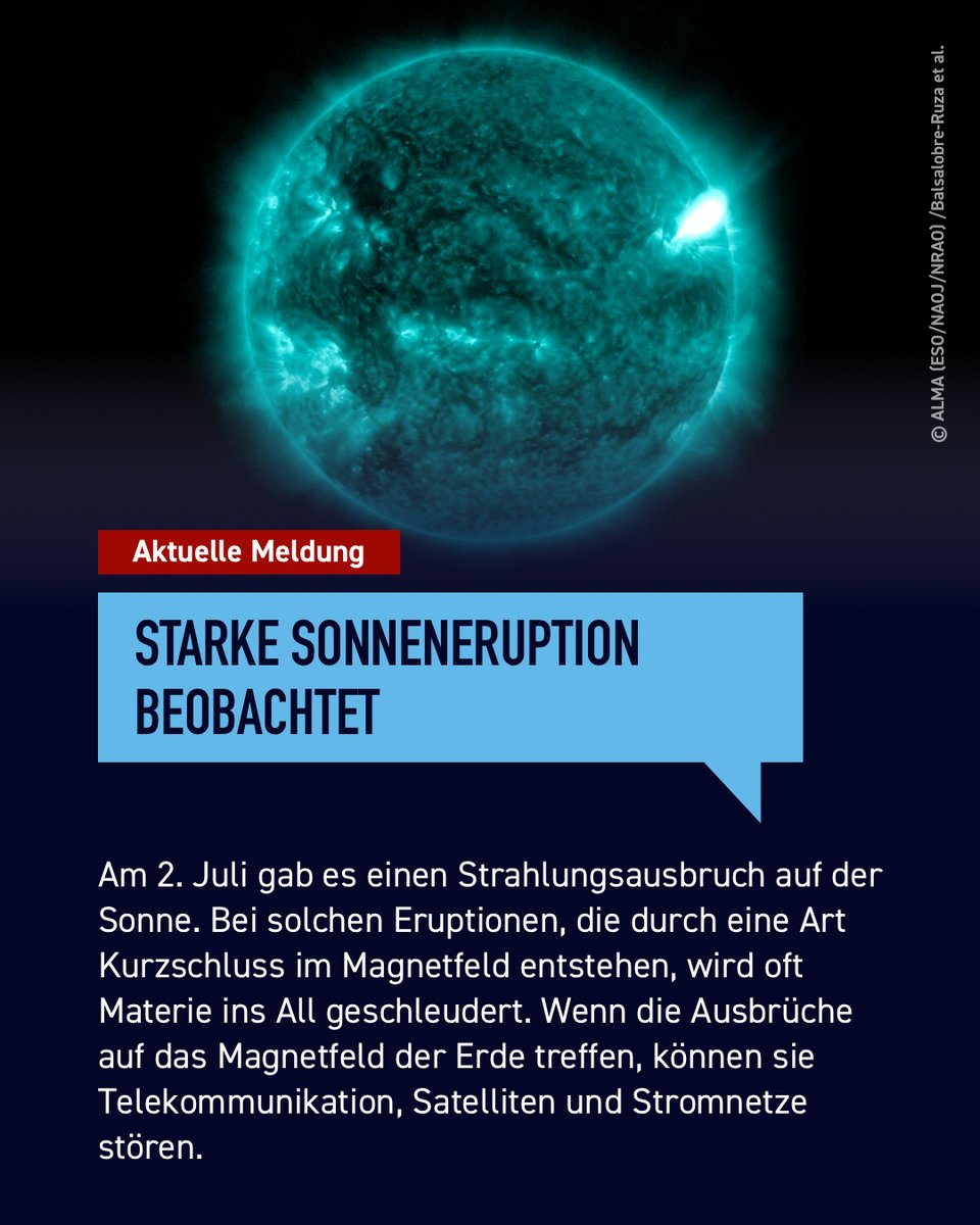 w_jahr's tweet image. Das Solar Dynamics Observatory der @NASA verfolgt dynamische Vorgänge auf der Sonne seit 2010. Der Satellit liefert täglich riesige Datenmengen, um Ereignisse wie Sonneneruptionen besser vorherzusehen. #UnserUniversum #Sonneneruption #SolarDynamicsObservatory