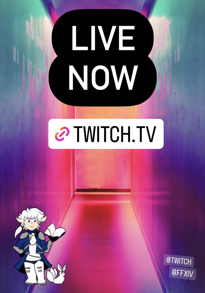 CastJae31567's tweet photo. Come and join the good times as the world ends. 
@Twitch @FinalFantasy @Live @TwitchStreamSUP https://t.co/kdN2alfVdx