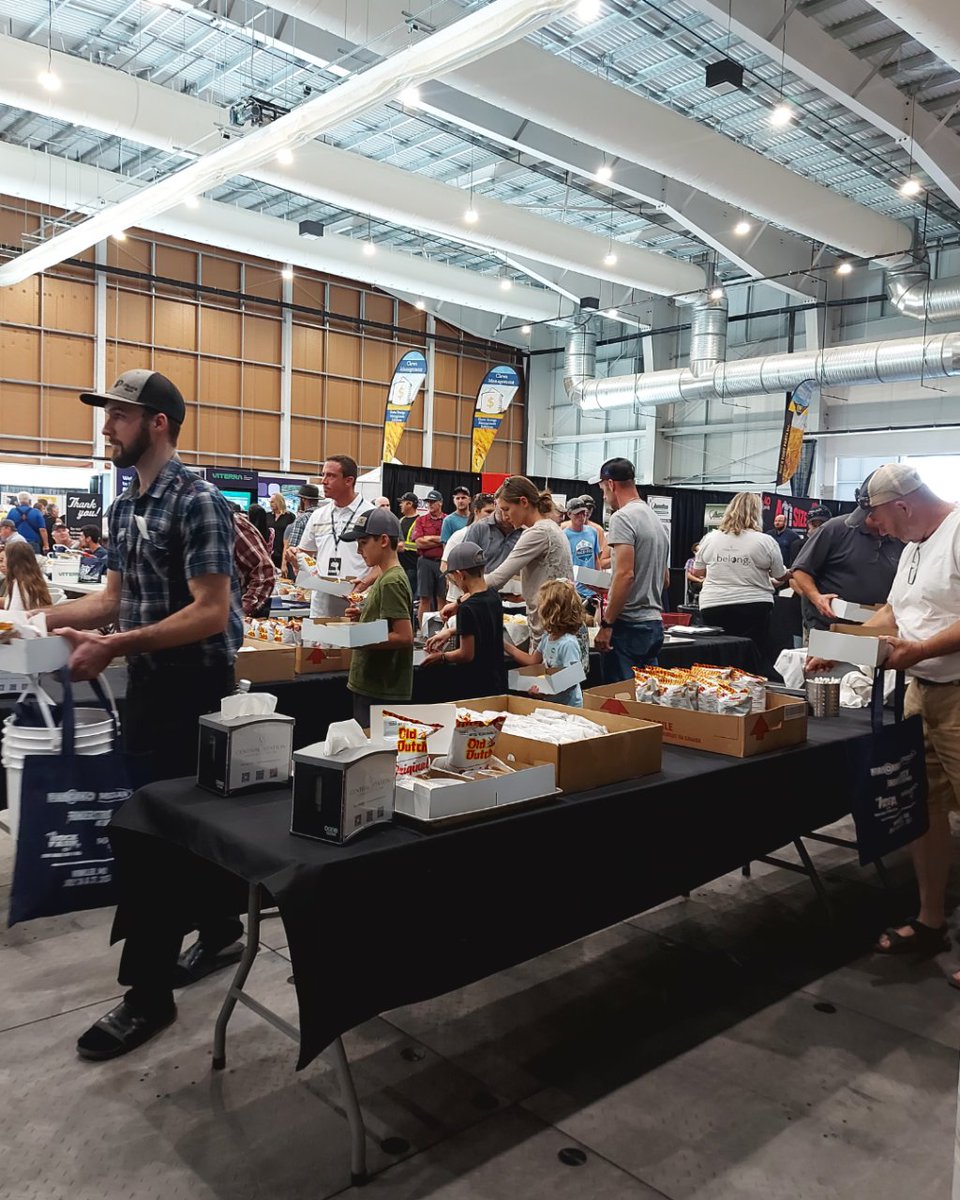 If you missed #TFFT23 in Winkler, this year, you missed out on amazing meals provided by @WinklerCS. DYK we feed all the farmers that attend? It's the least we can do for them after they put so much effort into feeding the world. We are so proud to be able to show our support!