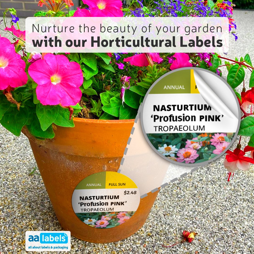 🤩 Nurture the beauty of your garden with our horticultural labels! 🤩

Looking for a way to add a touch of ✨style✨ to your plants?
Look no further than AA Labels! We offer a wide range of 🌱horticultural labels🌱 that are perfect for any plant, from succulents to trees.

Our