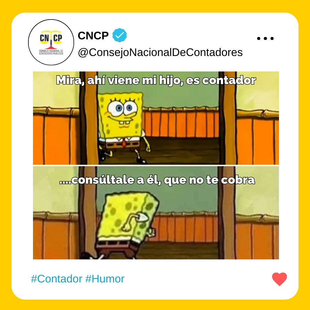 cncp_colombia's tweet photo. #humor 

HUMOR CNCP 👌

#ContaduriaPública #contabilidadaldia #contabilidad #CNCP #humor #humorcontable https://t.co/4dc0KaDiyN