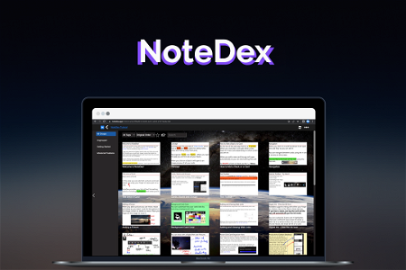 NoteDex - Lifetime Deal at One-Time Cost $39 |
NoteDex lets you capture and organize project notes - it's like Evernote and Trello had a baby!.
✔️ A next generation note taking and note organizing app for people that appreciate the power and simplicity of notecards
