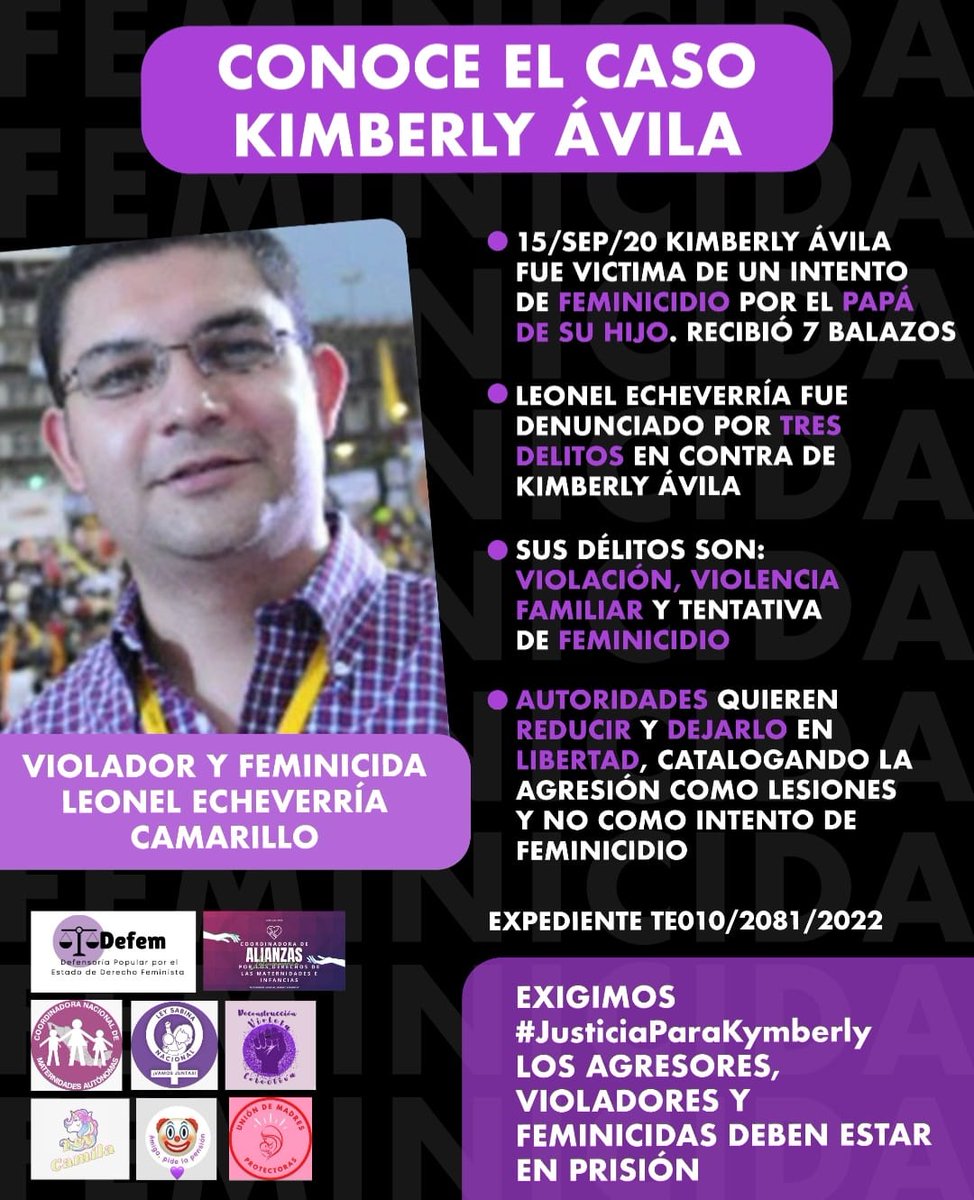 📢🔥📢🔥📢🔥📢🔥📢🔥
#JusticiaParaKimberly 
Solicitamos acuerpamiento en apoyo a Kimberly, sobreviviente de tentativa de feminicidio. Exigimos la restitución inmediata de su hijo con su mami!! 
No + #ViolenciaInstitucional 
<a href="/PJCDMX/">Poder Judicial de la Ciudad de México</a> <a href="/MagRafaelGuerra/">Rafael Guerra Álvarez</a>