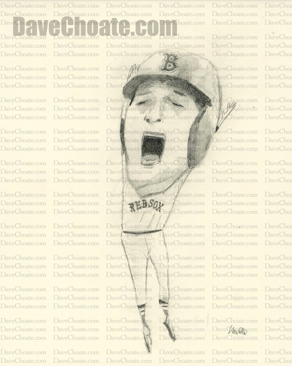 DaveChoate's tweet photo. SOLD. Carlton Fisk is going, going, gone. Who else will go deep and take advantage of the 50% SALE off original drawings at https://t.co/4NCASu7PzU ? #godeep #orgohome https://t.co/7A7tZJvYSV