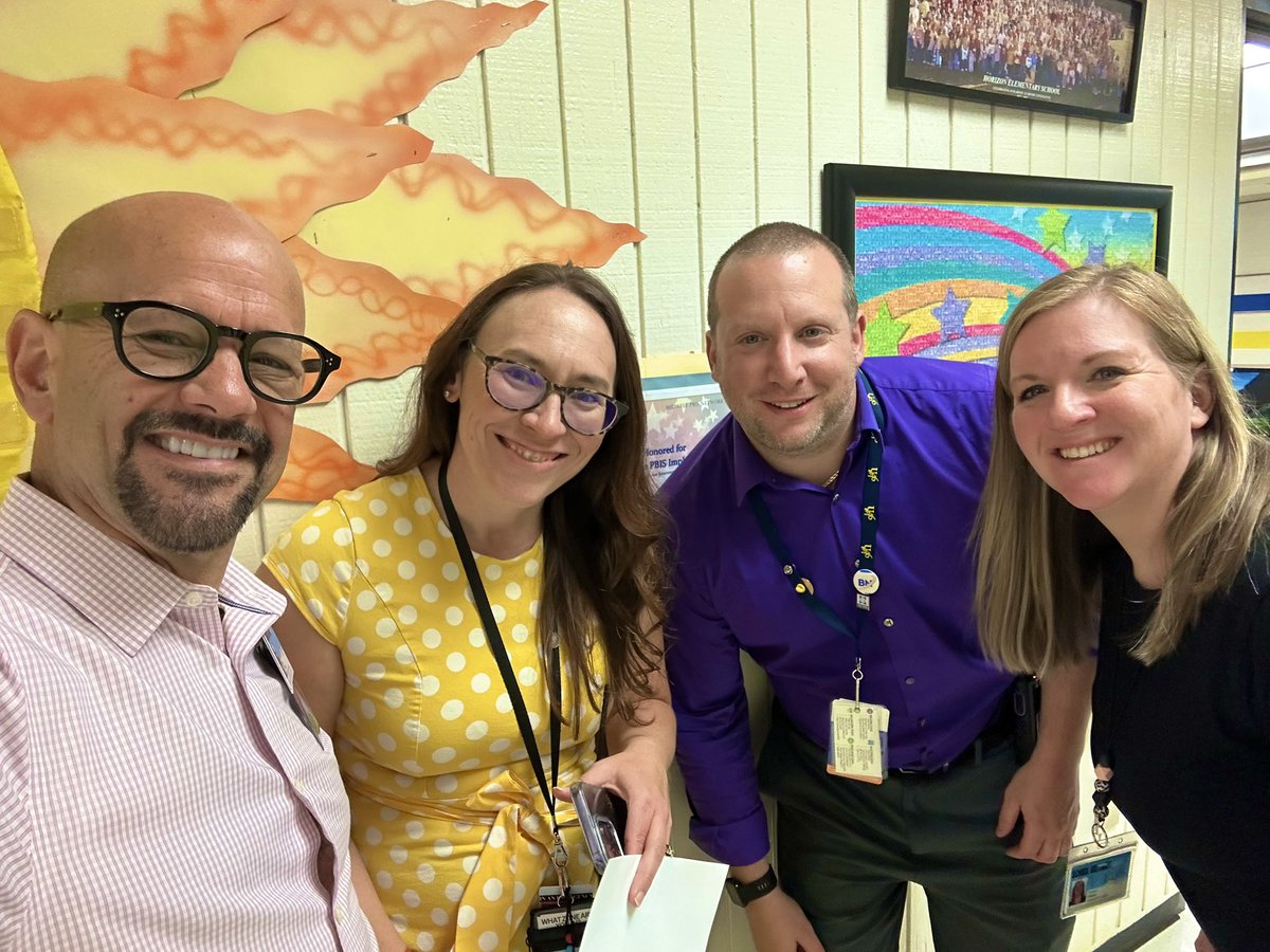 DrKDBPrincipal's tweet photo. It’s a GREAT FIRST DAY and the sun is shining on the Horizon! @JSchwardt #U46FirstDay2023 https://t.co/1WXJuhy8Tu