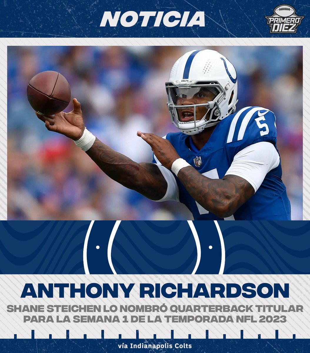 Primeroydiez's tweet photo. Los #Colts tomaron rápida decisión 💨
¿Estás de acuerdo?
#NFLNoticias https://t.co/7ZAIHOT0xp