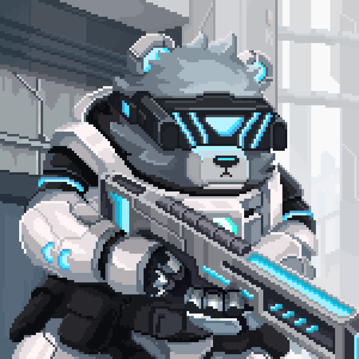 talesofkumas's tweet photo. Tech faction Kuma on duty! 🤖🚨

#TalesofKumas https://t.co/JGcJgDa5f4