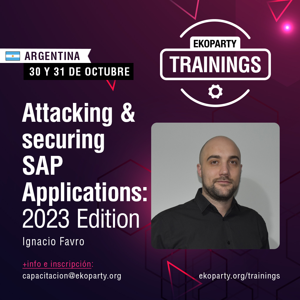 Ekoparty | Hacking everything tweet media