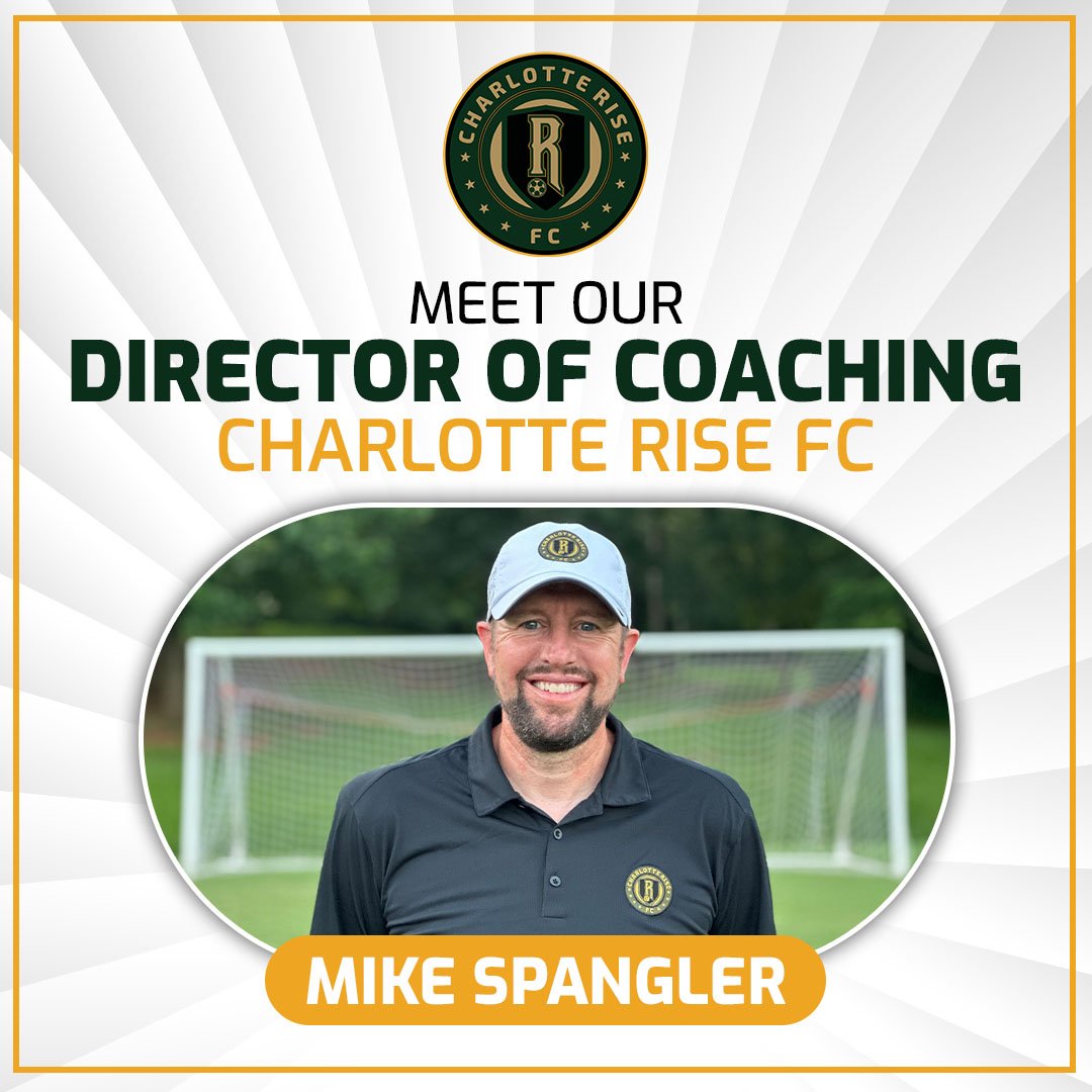 CharlotteRisefc's tweet photo. Mike Spangler, with 40 years in soccer, is the Director of Coaching at Charlotte Rise FC. He coached at Charlotte Country Day's JV and U9-U14 teams for 20 years.
.
.
.
  #CharlotteRiseFCYouth #SoccerTraining #YourGameYourWay #FirstSessionFree #YouthSoccer #soccerclub https://t.co/5BLzLuJOaM