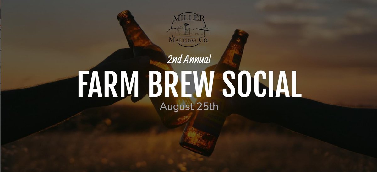 Come on out for a family friendly field day at the farm with field tours, music, some great speakers and of course, cold beer made with our malt! eventcreate.com/e/farm-brew-so…