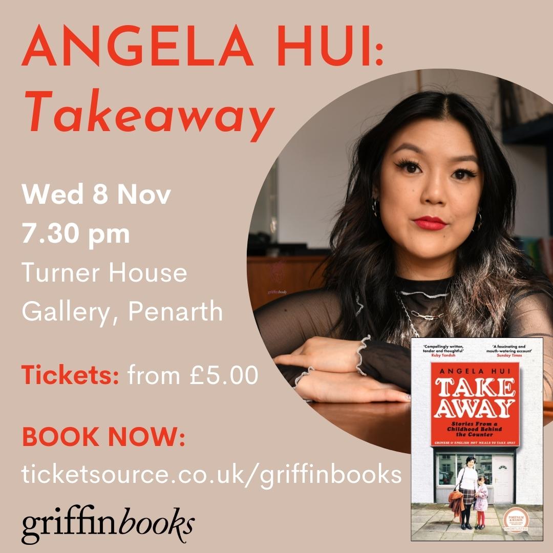 EVENT ANNOUNCEMENT📢 We have not one, but TWO fabulous new events now on sale! The one and only @Rick_Stein will be in Penarth on 31 Oct & award-winning writer @angela_hui will be talking about her stunning new memoir 'Takeaway' on 8 Nov. BOOK NOW: griffinbooks.co.uk