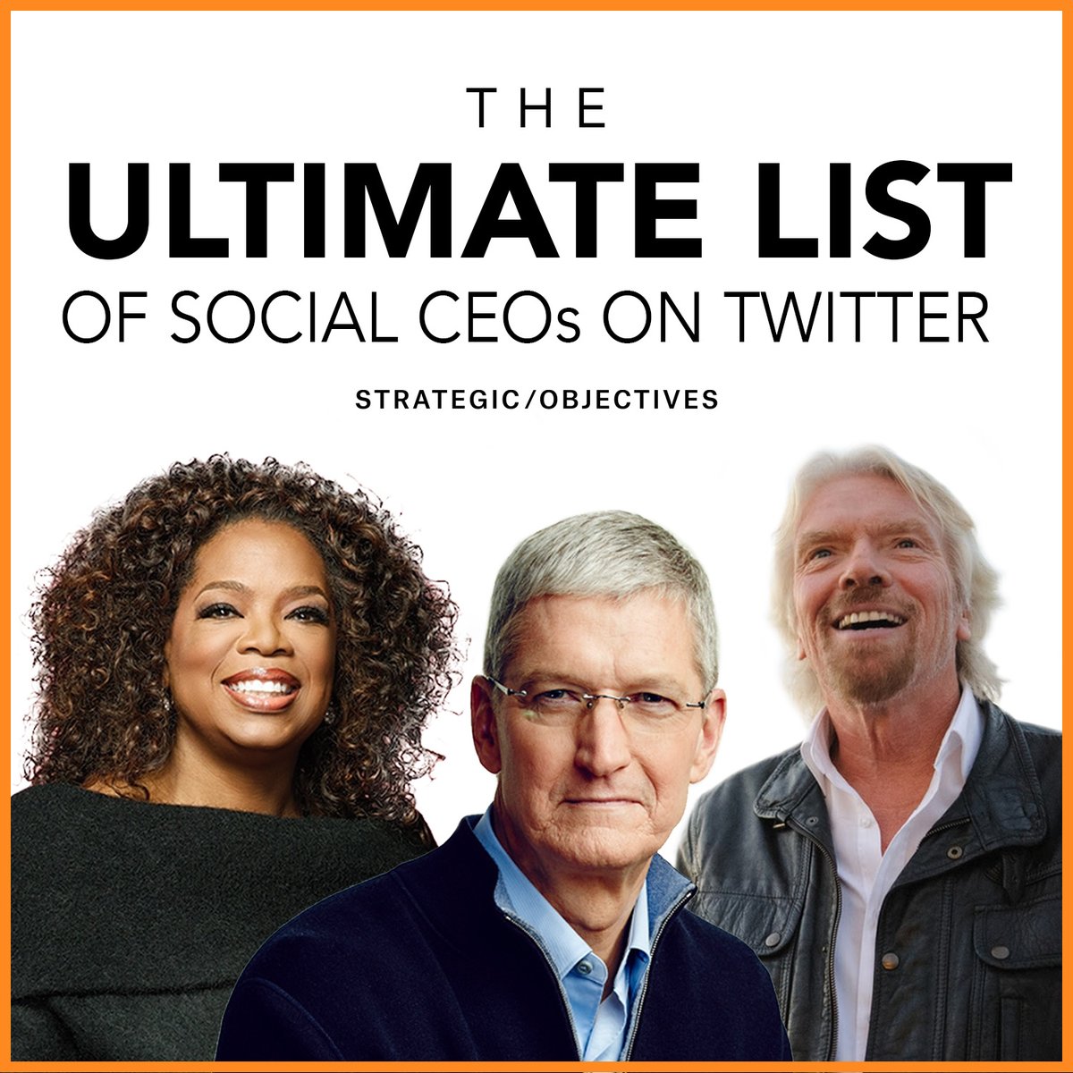 Looking for the Ultimate List of Social CEOs On Twitter? @SO_pr can point the way! Congrats to @StephOFRNT , our newest addition. Join the convo here #SOcialceo #ceo buff.ly/3JQmGzq