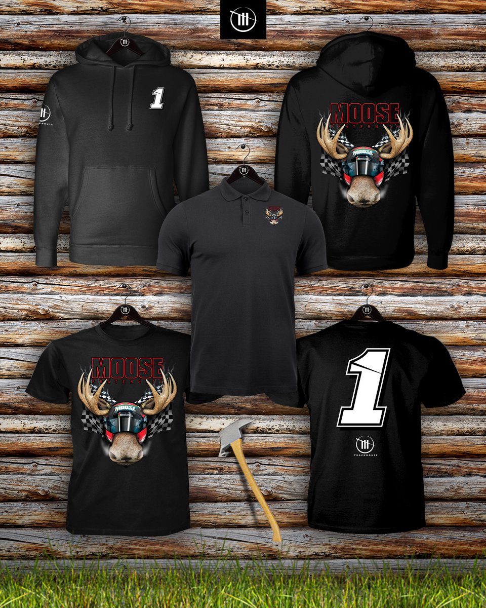 The Moose is loose! Grab your <a href="/RossChastain/">Ross Chastain</a> Moose gear and not only look good, but feel good too. 

With every purchase, a portion of proceeds will be donated to Moose Charities and benefit Mooseheart.

<a href="/MooseFraternity/">The Moose Fraternity</a> | Shop The Rack: bit.ly/3YEmuJN