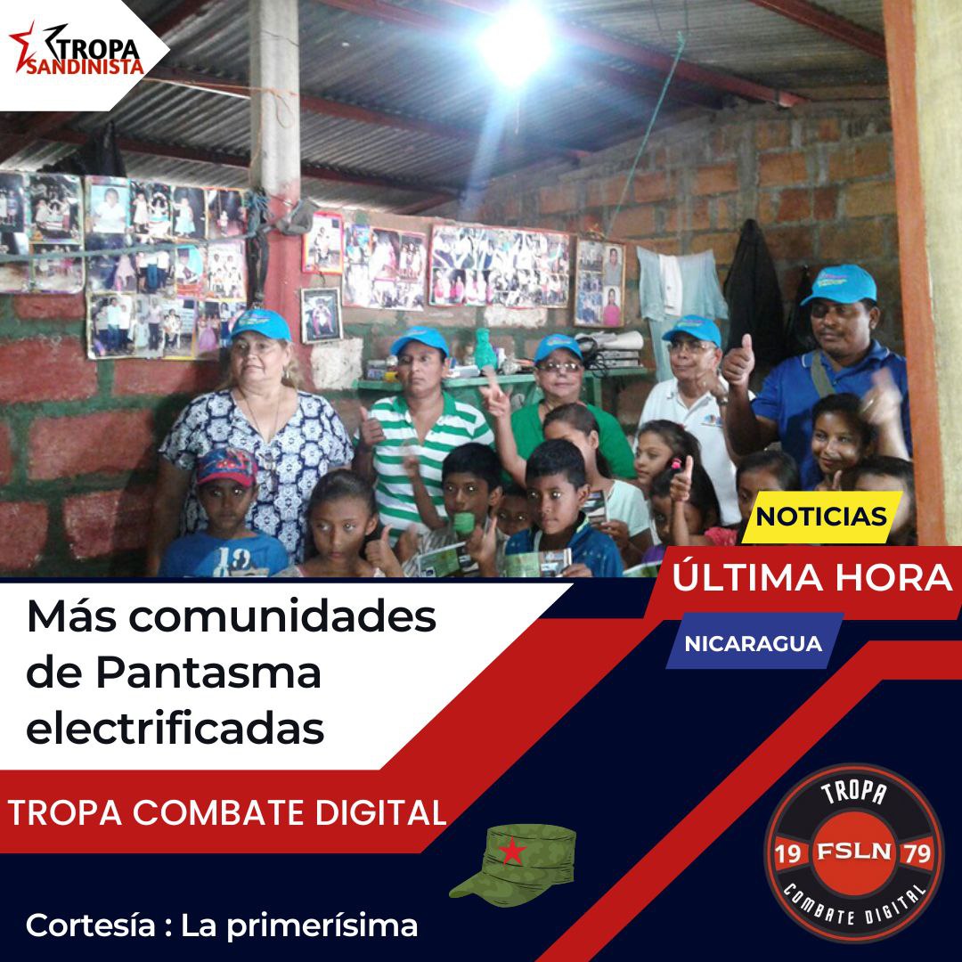 #4419SiempreVictoriosos 
#TropaSandinista llegando la energía hasta el más último rincón de nuestra bella Nicaragua.